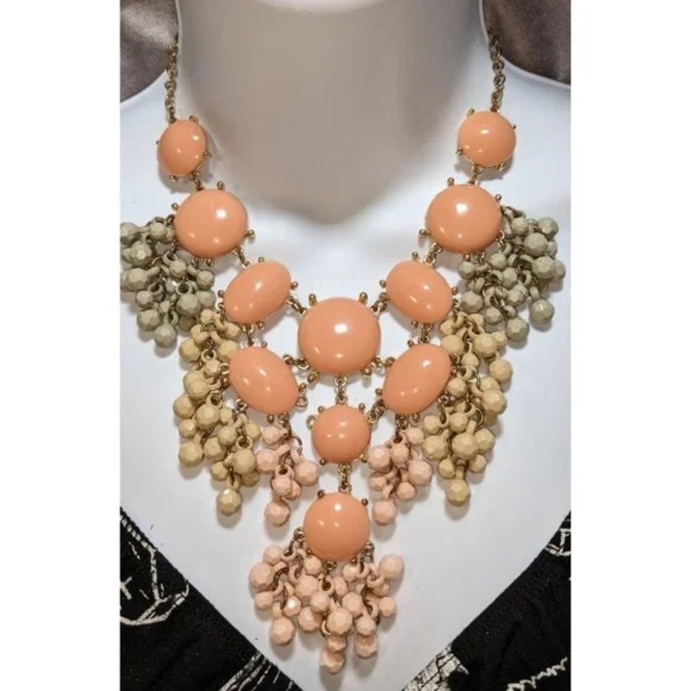 Spring Cluster Statement Necklace - Picture 3 of 5